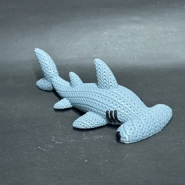 Crochet Hammerhead Shark 3D Toy